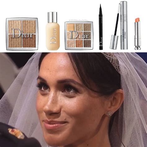 meghan markle wedding makeup dior backstage
